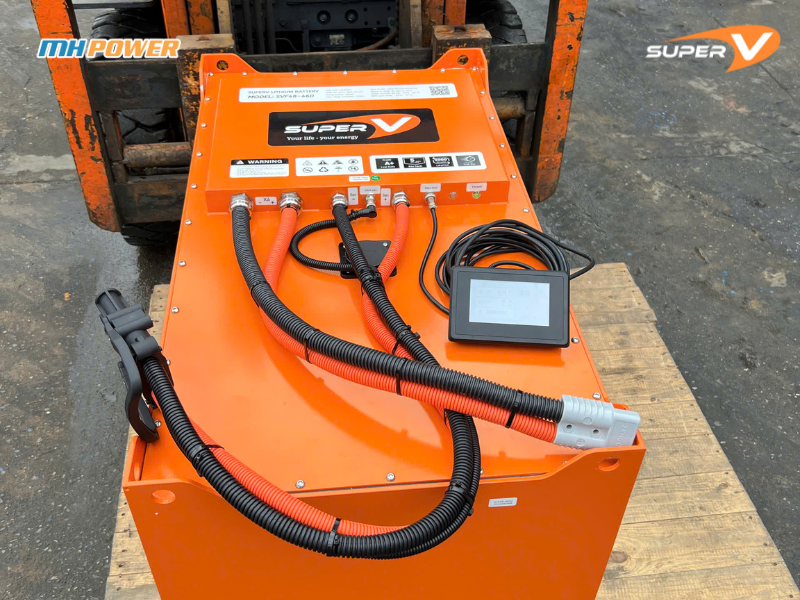 Pin lithium xe nâng SuperV